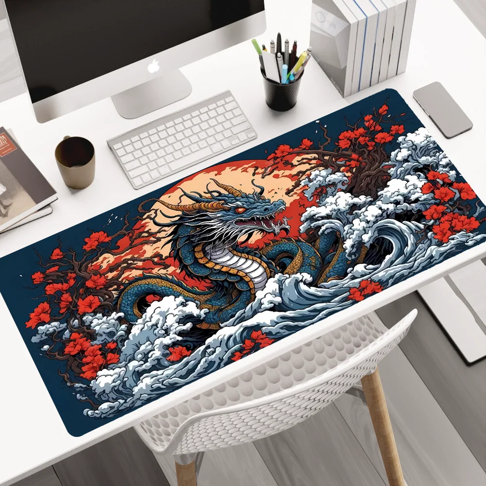 Office Desk Tech Accessories - Alas Mouse Gamer Motif Naga Besar,