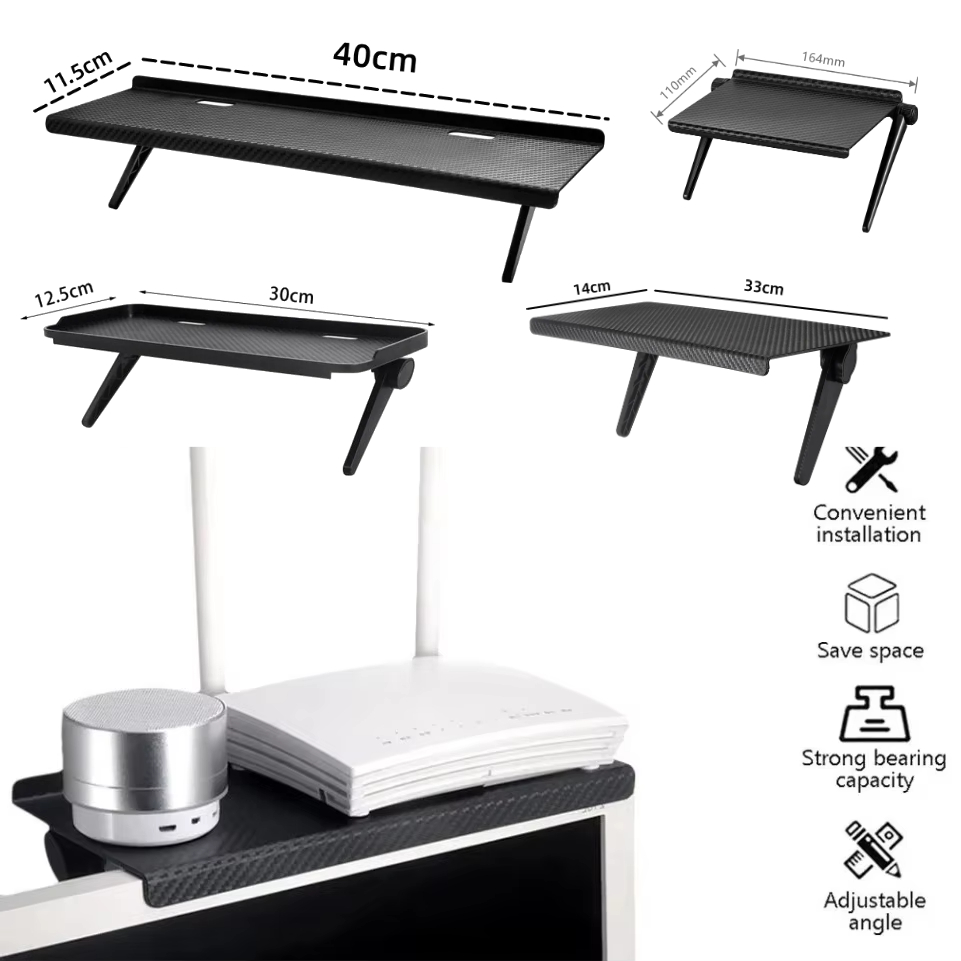Document Holder Monitor - Pengatur Rak Atas TV/Monitor yang Dapat