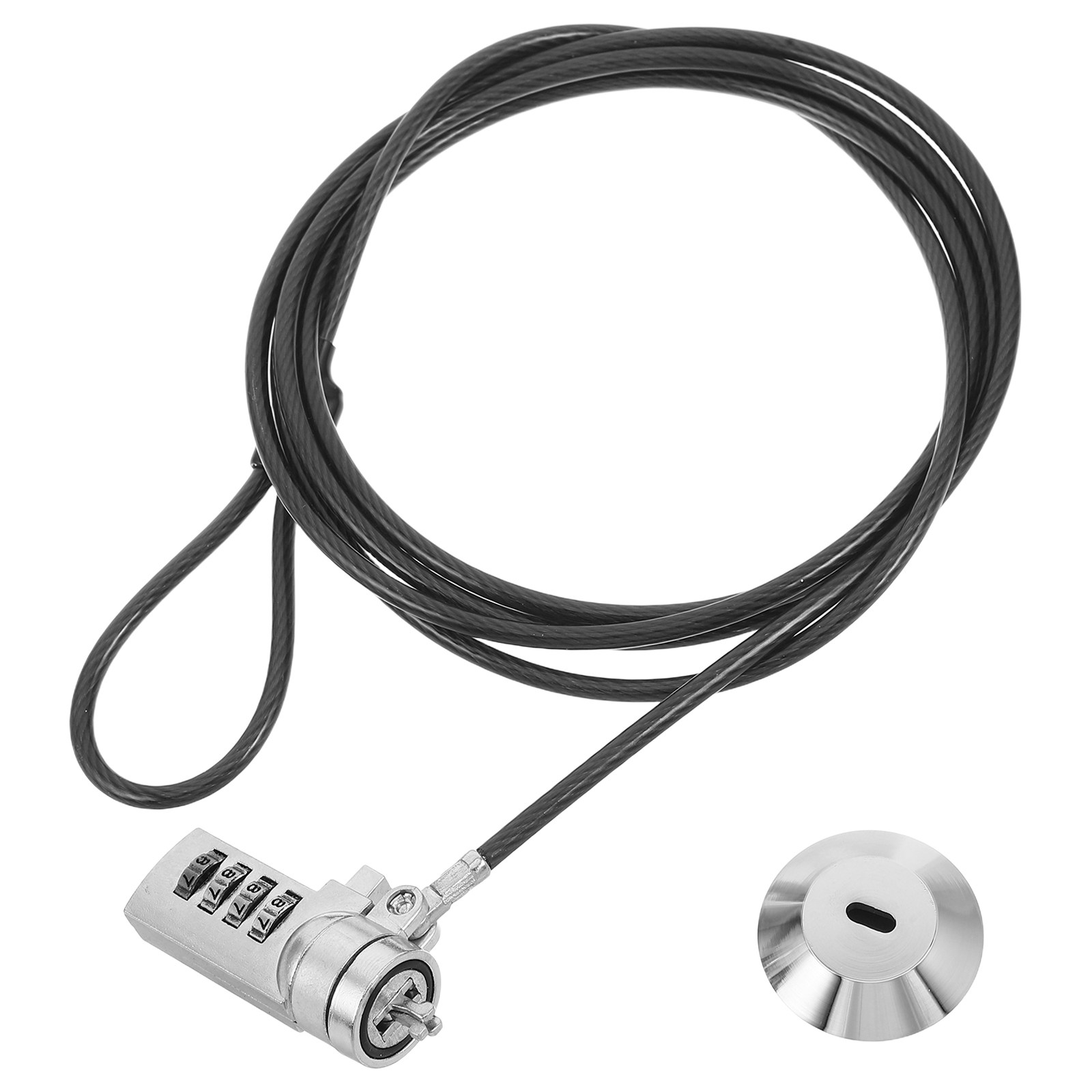 Cable Lock Laptop - 1 Set Kabel Kunci Laptop Kombinasi