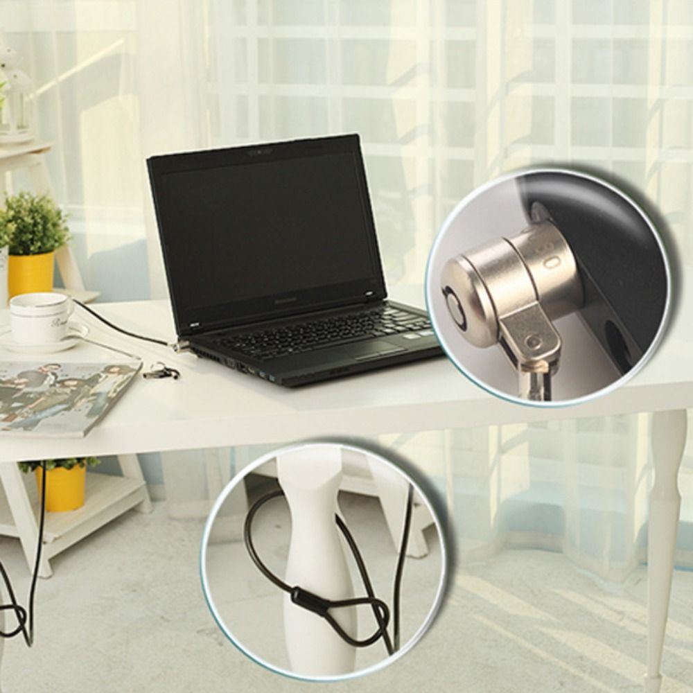Cable Lock Laptop - Kabel Pengaman Laptop Baja Berkualitas Tinggi,