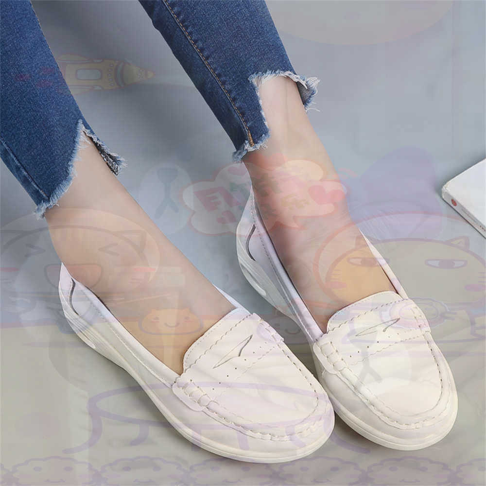 Tech Office Wear Men - Sepatu Ukuran Besar Wanita Slip-On Lembut