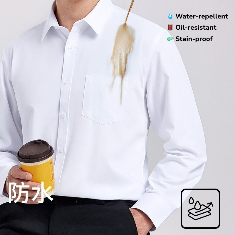 Kemeja Lengan Panjang Pria Tah - Tech Office Wear Men ulasan dan harga