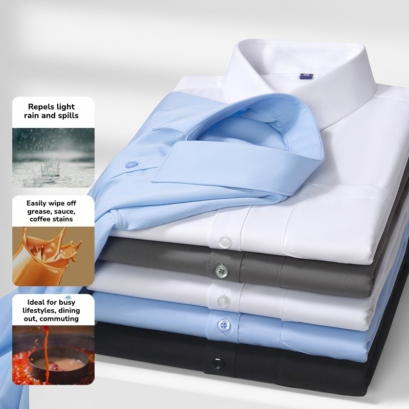 Kemeja Lengan Panjang Pria Tah - Tech Office Wear Men ulasan dan harga