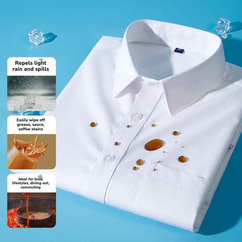 Kemeja Lengan Panjang Pria Tah - Tech Office Wear Men ulasan dan harga