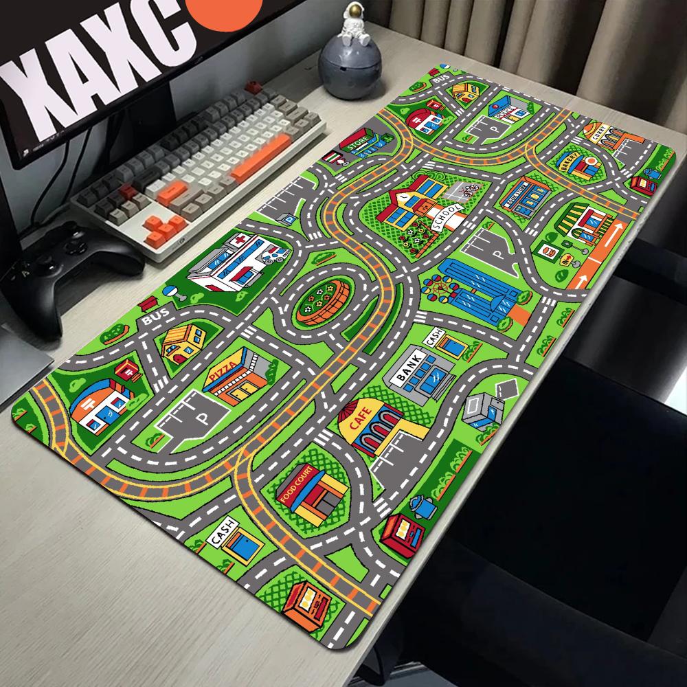 Alas Mouse kartun jalanan kota - Office Desk Tech Accessories ulasan dan harga