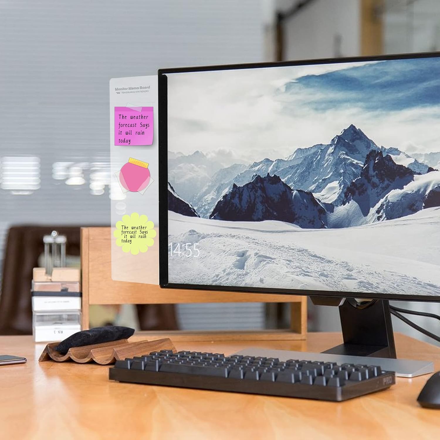Papan Memo Monitor dengan Klip - Document Holder Monitor ulasan dan harga
