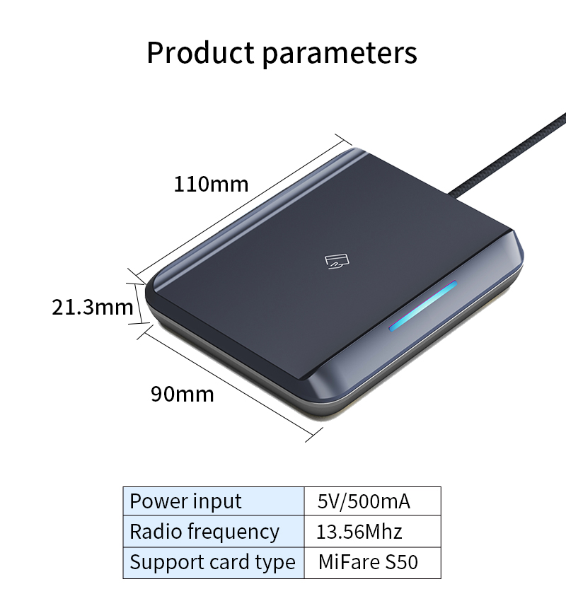 E5SN USB RFID M1 S50 Pengkode  - Smart Card Reader ulasan dan harga