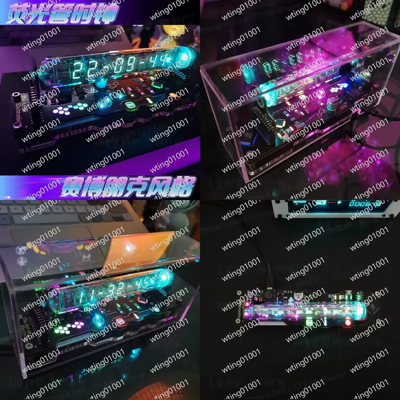 Jam Digital Gaya Nixie IV18, O - Tech Office Vibe ulasan dan harga