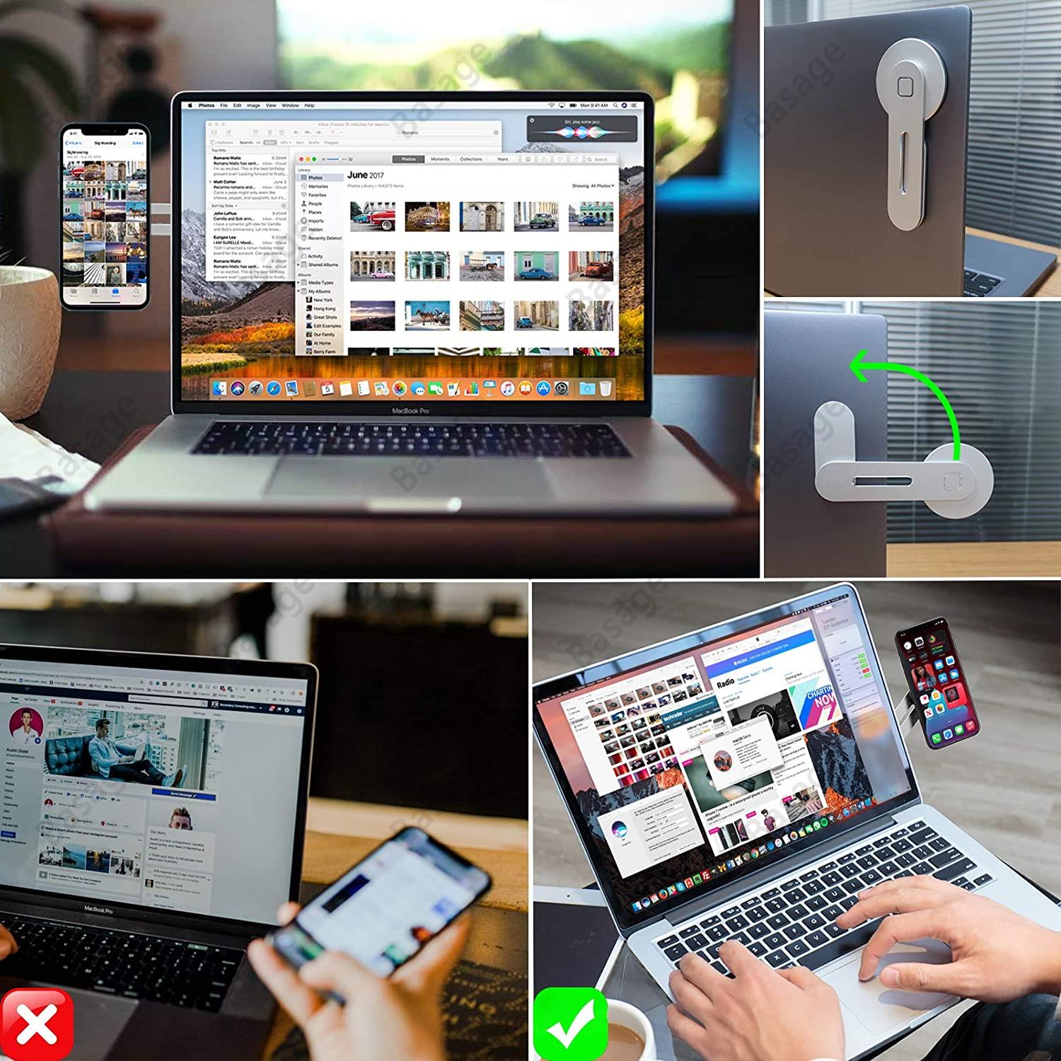 Tempat ponsel Laptop magnetik, - Document Holder Monitor ulasan dan harga